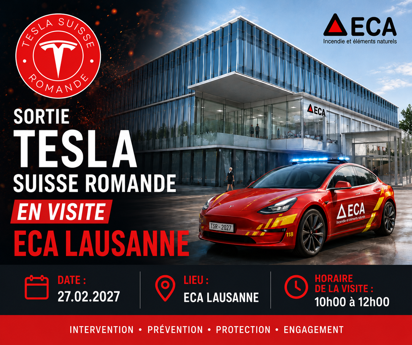 Visite ECA Lausanne - illustration TSR